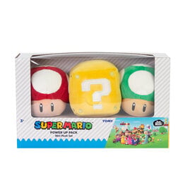 TOMY Super Mario Power Up Pack Mini Plush Set