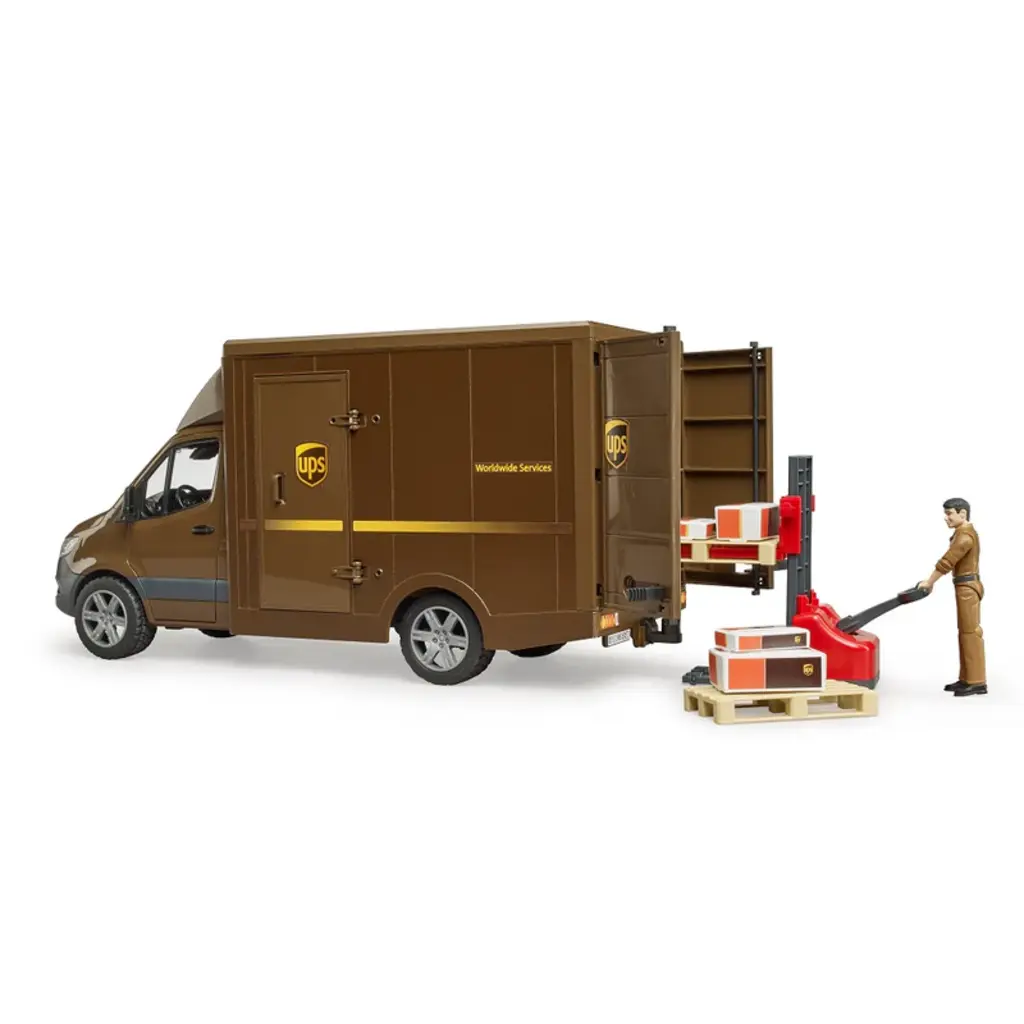 BRUDER TOYS AMERICA INC Merceds-Benz Sprinter UPS Truck with Driver *In Store Pickup Only*