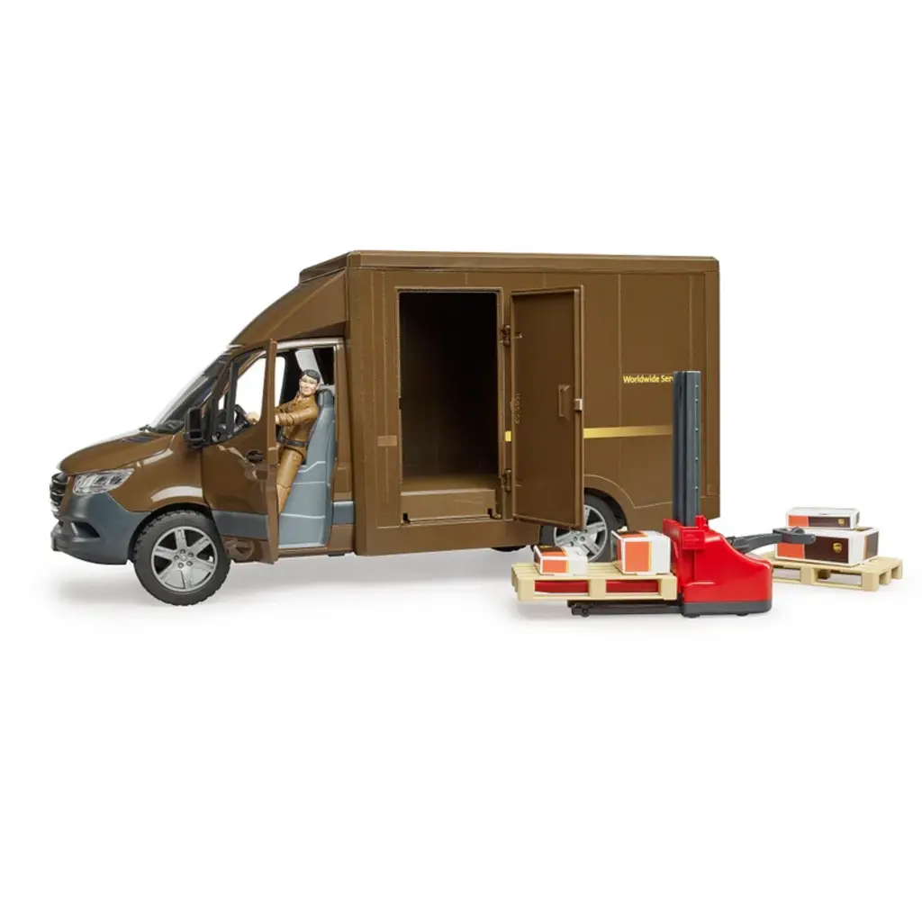 BRUDER TOYS AMERICA INC Merceds-Benz Sprinter UPS Truck with Driver *In Store Pickup Only*