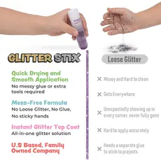PENCIL GRIP Glitter Stix 12 pc Set