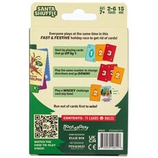 HOOTENANNY GAMES Santa Shuffle: A Christmas Card Game