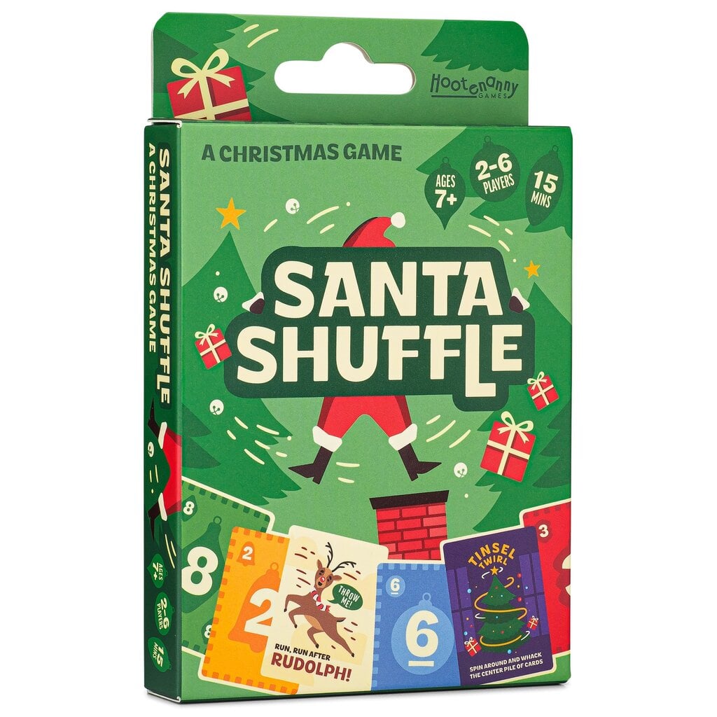 HOOTENANNY GAMES Santa Shuffle: A Christmas Card Game