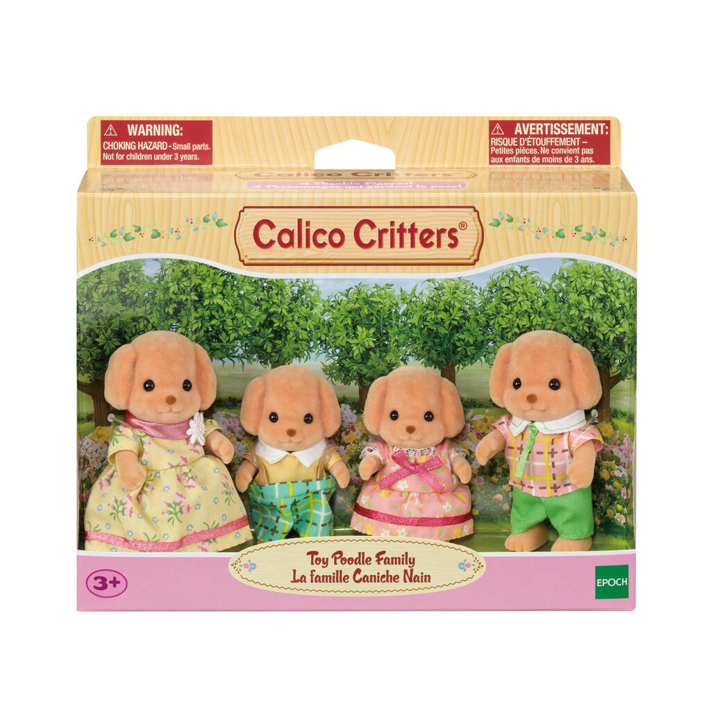 EPOCH EVERLASTING PLAY CC Toy Poodle Family