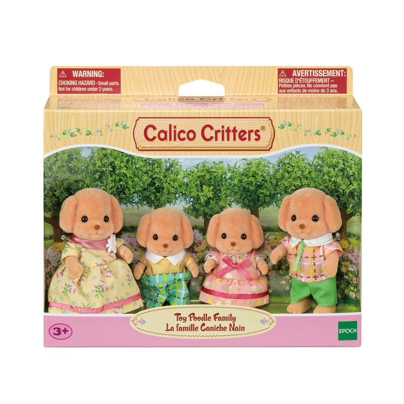 EPOCH EVERLASTING PLAY CC Toy Poodle Family