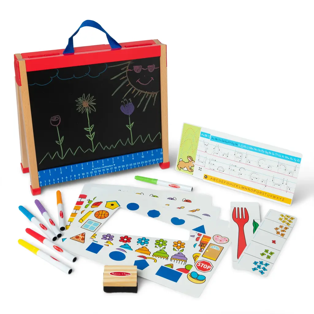 MELISSA & DOUG Take-Along Activity Easel