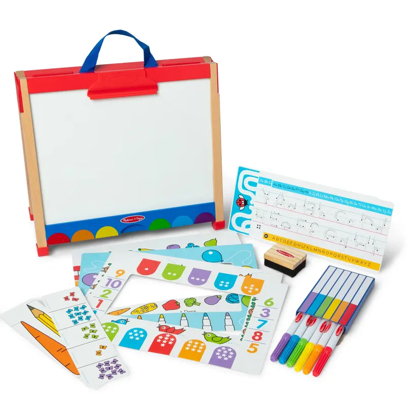 MELISSA & DOUG Take-Along Activity Easel