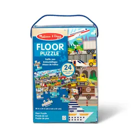 MELISSA & DOUG Traffic Jam 24 Pc Floor Puzzle