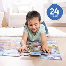 MELISSA & DOUG Traffic Jam 24 Pc Floor Puzzle