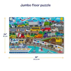 MELISSA & DOUG Traffic Jam 24 Pc Floor Puzzle