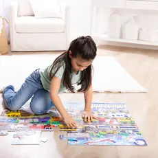 MELISSA & DOUG Traffic Jam 24 Pc Floor Puzzle