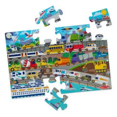 MELISSA & DOUG Traffic Jam 24 Pc Floor Puzzle