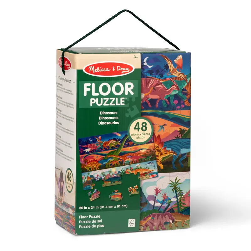 MELISSA & DOUG 2026 Dinosaur Floor Puzzle 48pc