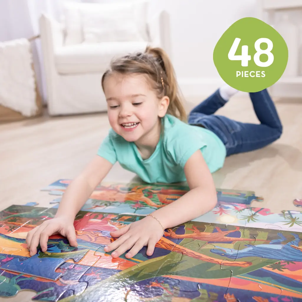MELISSA & DOUG 2026 Dinosaur Floor Puzzle 48pc