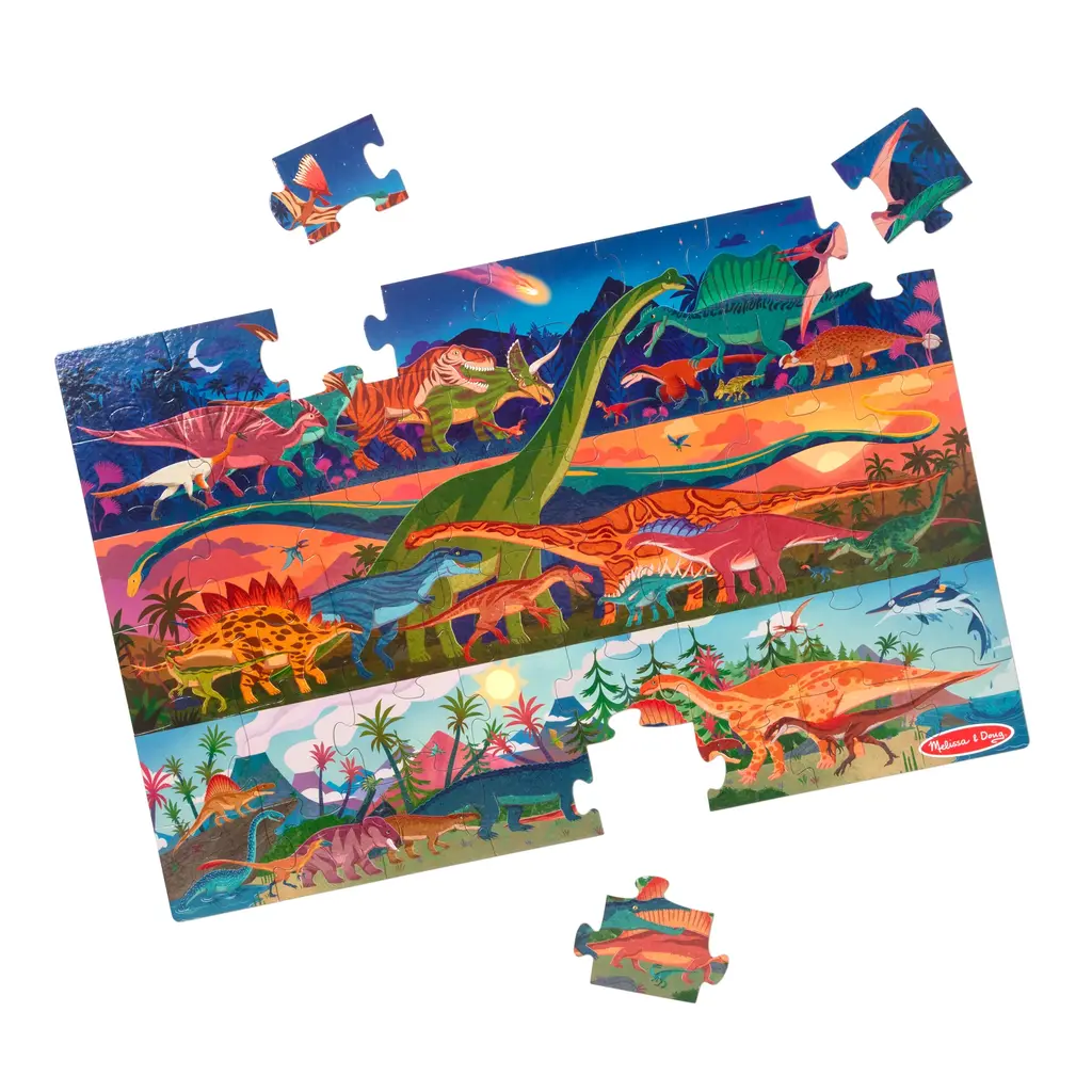 MELISSA & DOUG 2026 Dinosaur Floor Puzzle 48pc
