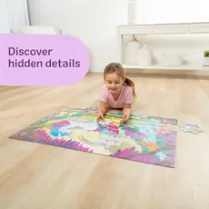 MELISSA & DOUG Glow in the Dark Floor Puzzle - Magical Unicorn