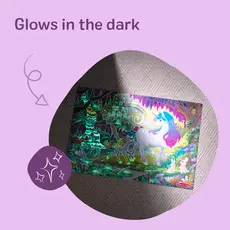MELISSA & DOUG Glow in the Dark Floor Puzzle - Magical Unicorn
