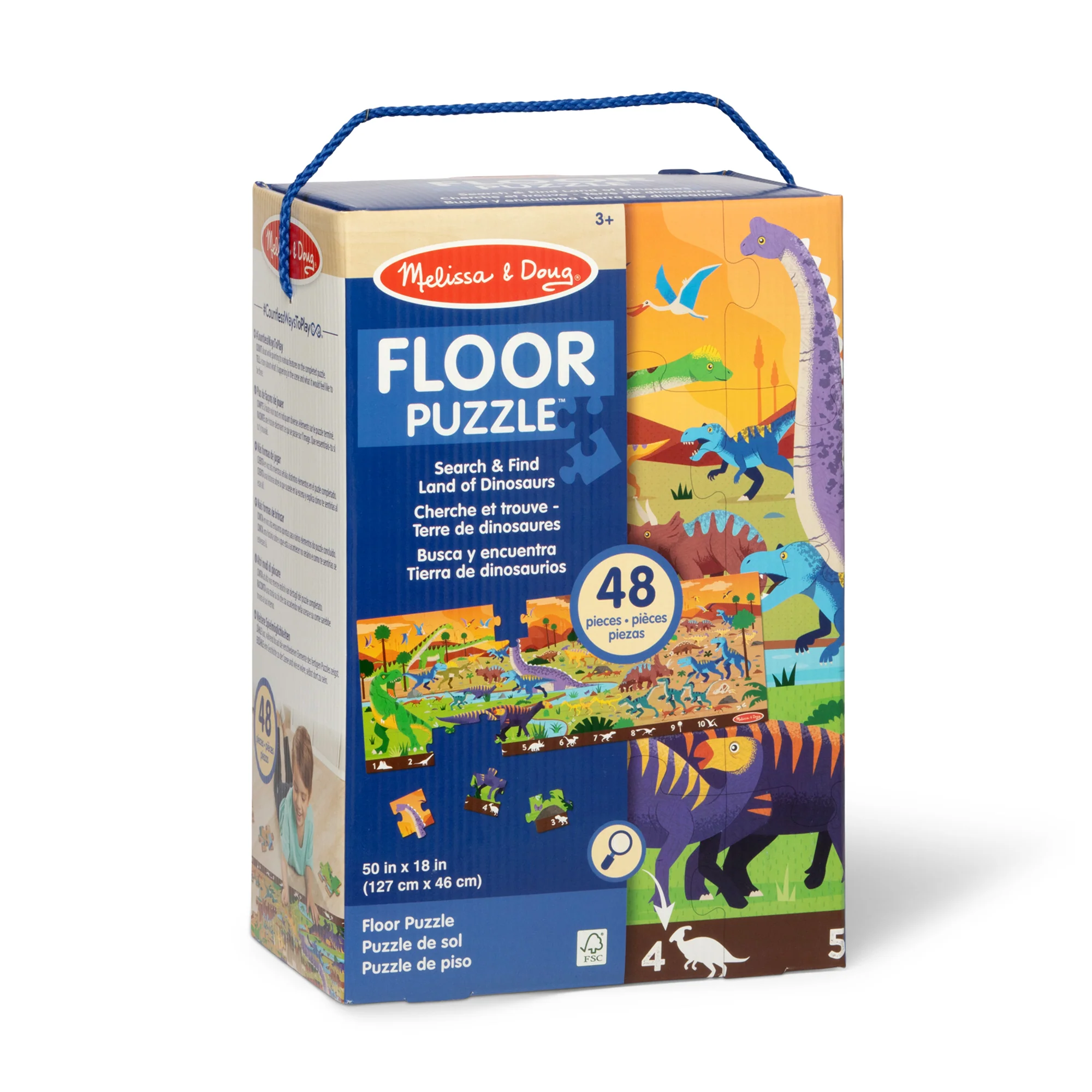 New Land Of Dinosaur Floor Puzzle 48 pc