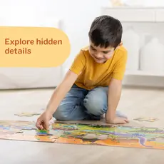 MELISSA & DOUG New Land Of Dinosaur Floor Puzzle 48 pc