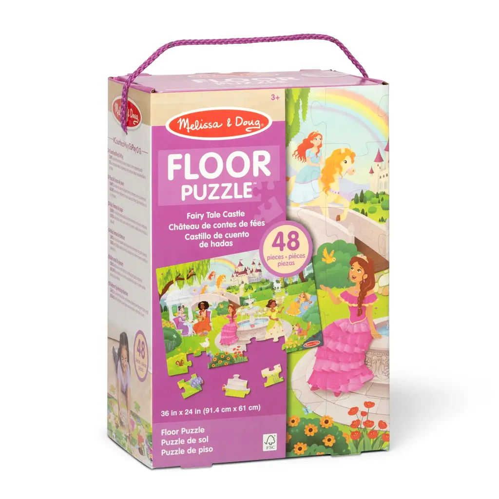 MELISSA & DOUG Fairy Tale Castle 48 PC Floor Puzzle