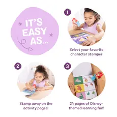 MELISSA & DOUG Sticker WOW! Activity Pad & Sticker Stamper - Ariel