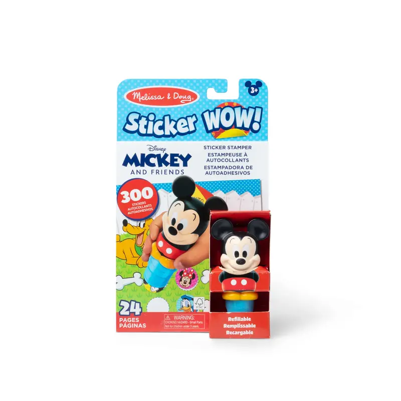 MELISSA & DOUG Sticker Wow! Activity Pad & Sticker Stamper Mickey Mouse