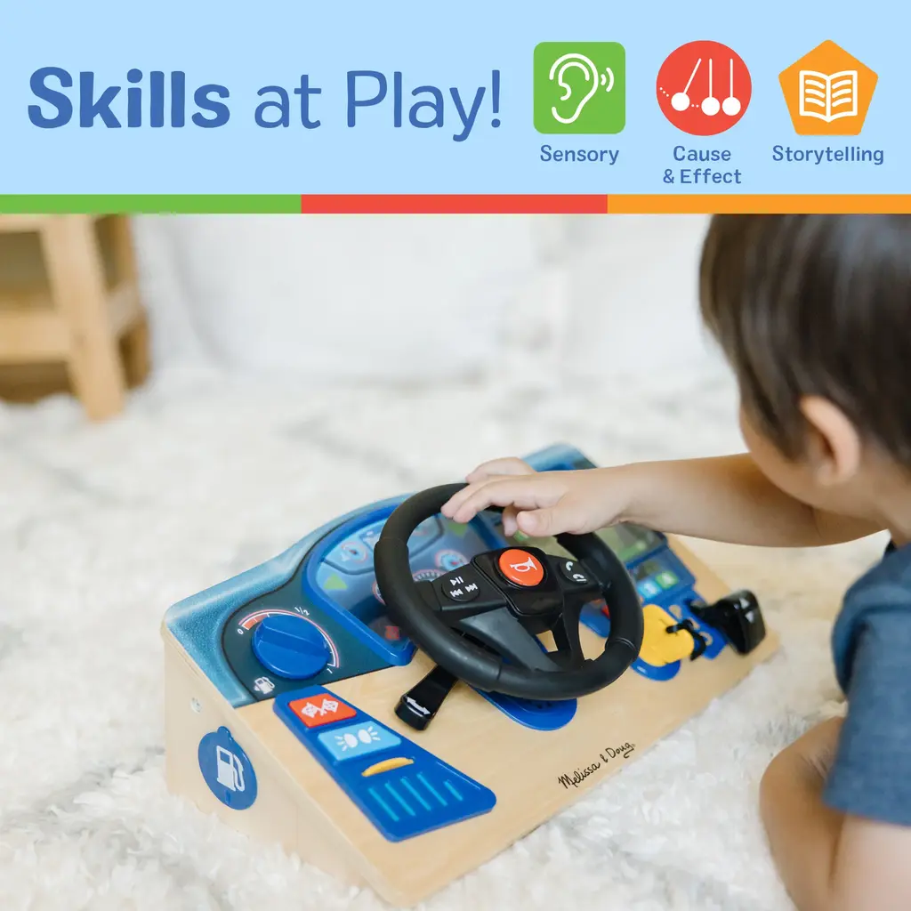 MELISSA & DOUG Vroom & Zoom Interactive Dashboard