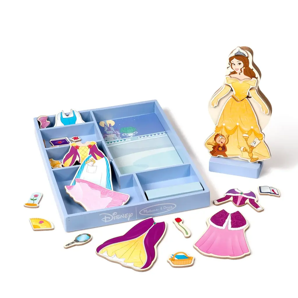 MELISSA & DOUG Belle Wooden Magnetic Dress-Up