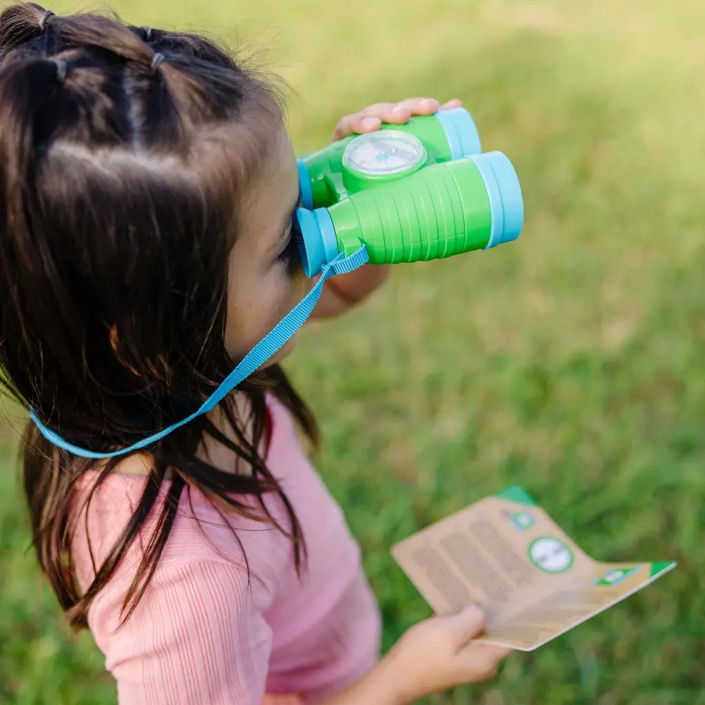 MELISSA & DOUG Let's Explore Binoculars & Compass Playset