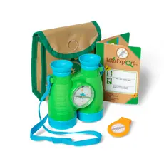 MELISSA & DOUG Let's Explore Binoculars & Compass Playset