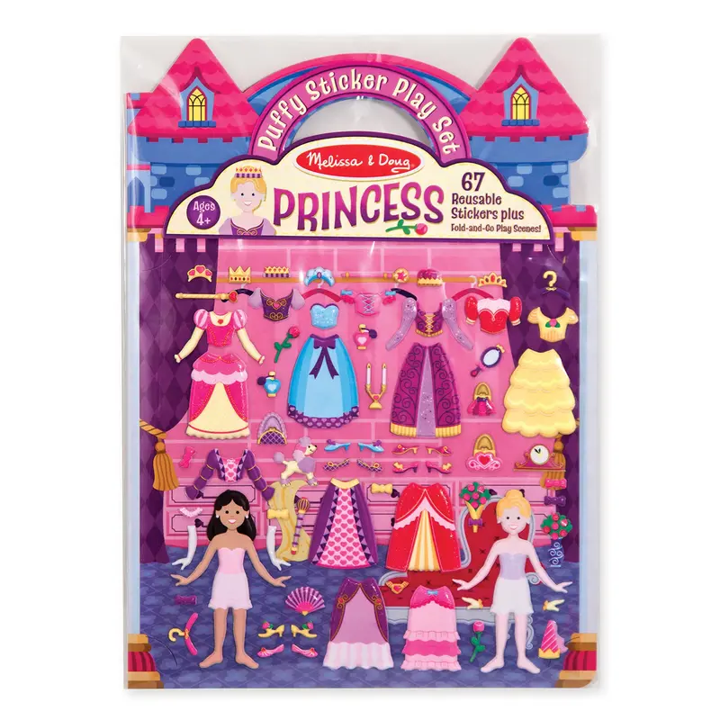 MELISSA & DOUG Puffy Sticker Play Set - Princess