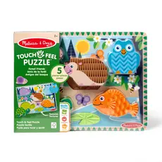 MELISSA & DOUG Forest Friends Touch & Feel Puzzle