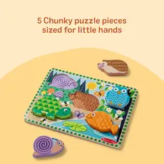 MELISSA & DOUG Forest Friends Touch & Feel Puzzle