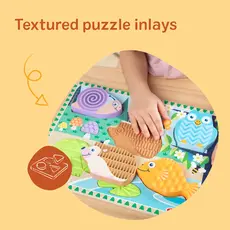 MELISSA & DOUG Forest Friends Touch & Feel Puzzle