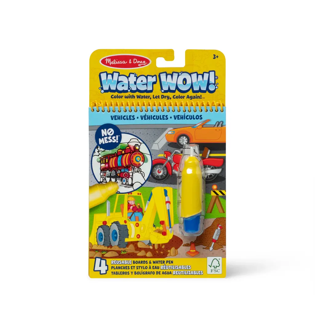 MELISSA & DOUG Water Wow Vehicles