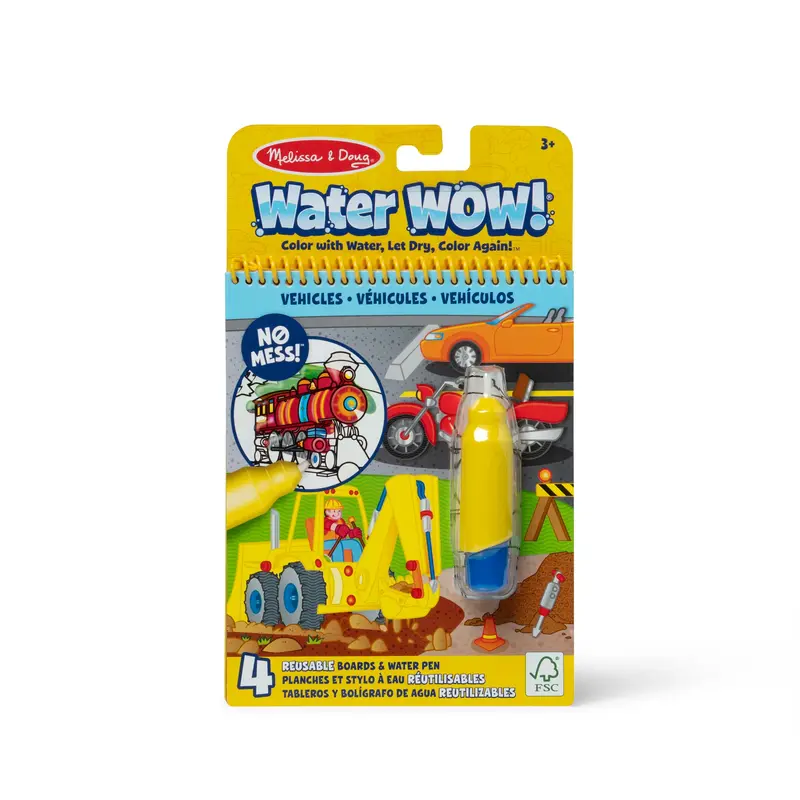 MELISSA & DOUG Water Wow Vehicles