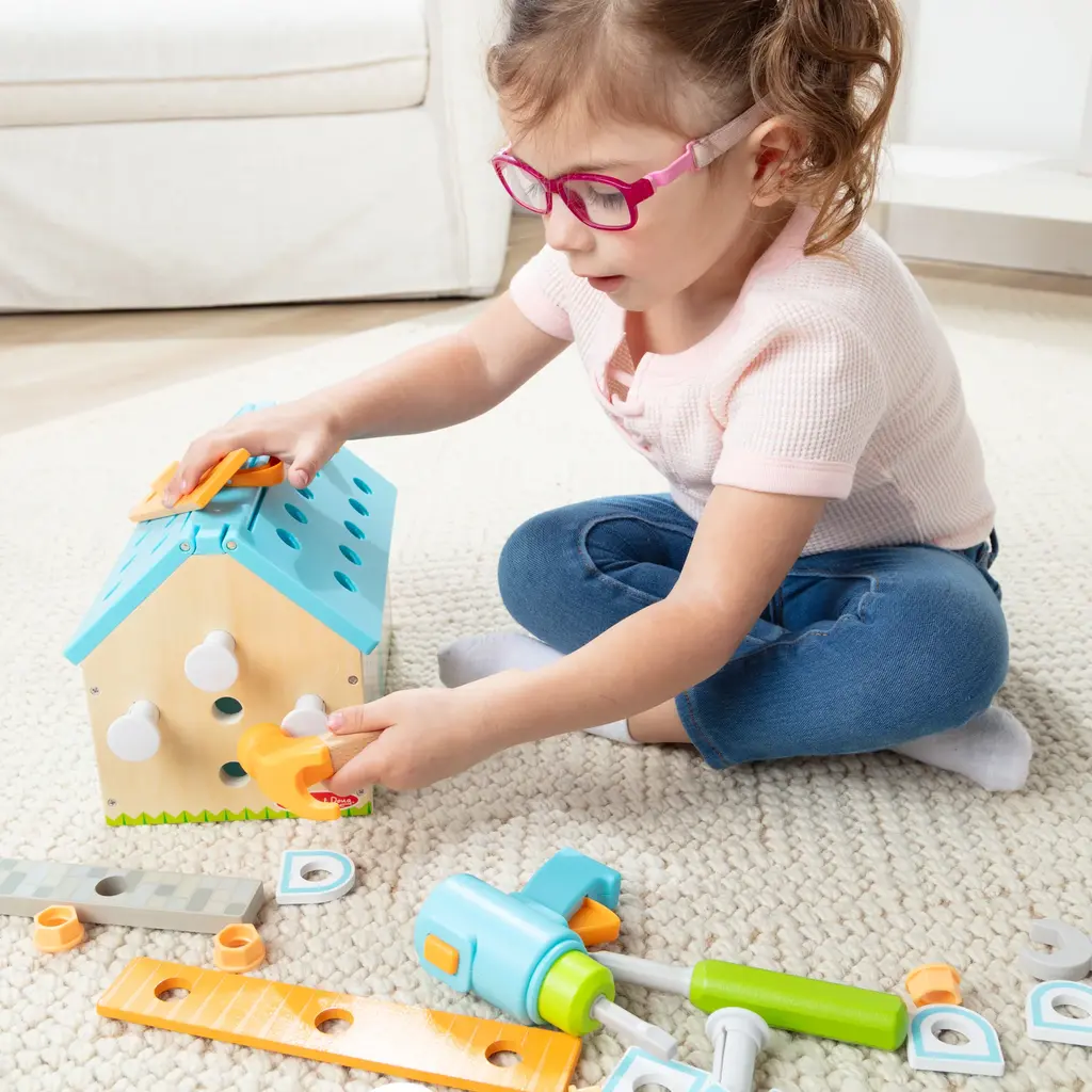 MELISSA & DOUG Build a House Toolbox Play Set
