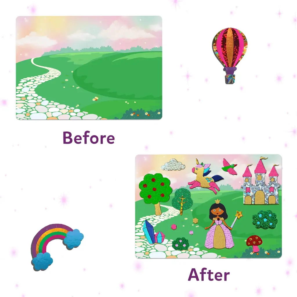 SKILLMATICS Peel & Press Foil Fun - Unicorns & Princesses