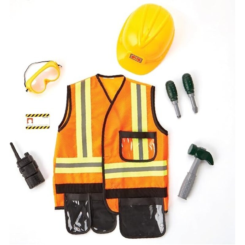 EPOCH EVERLASTING PLAY Little Builder Construction Dress Up Set