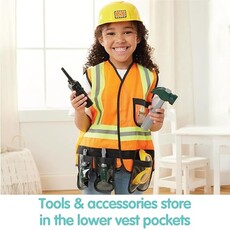 EPOCH EVERLASTING PLAY Little Builder Construction Dress Up Set