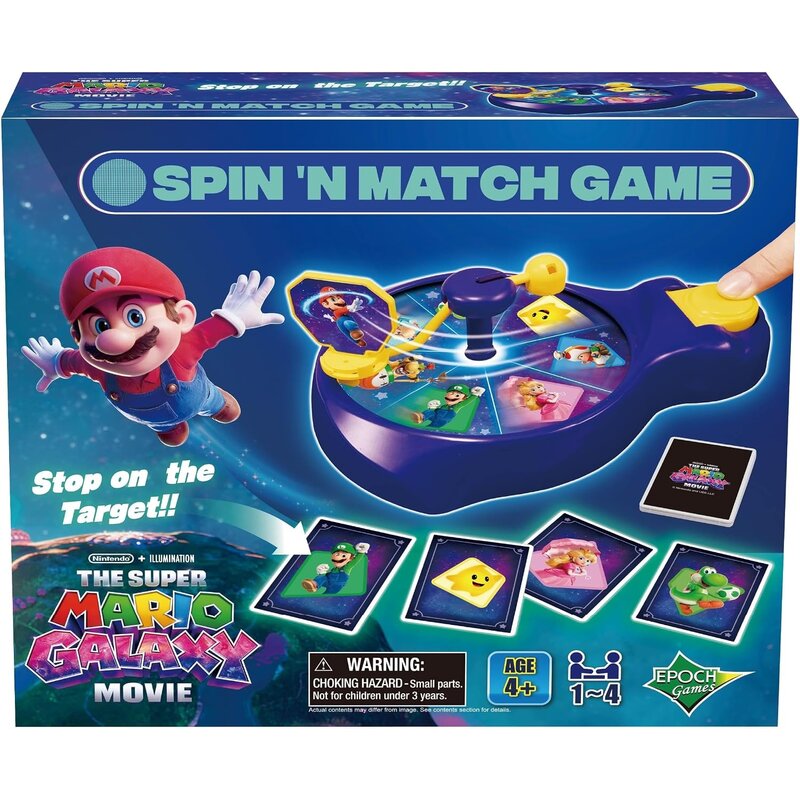 EPOCH EVERLASTING PLAY Super Mario Spin 'N Match
