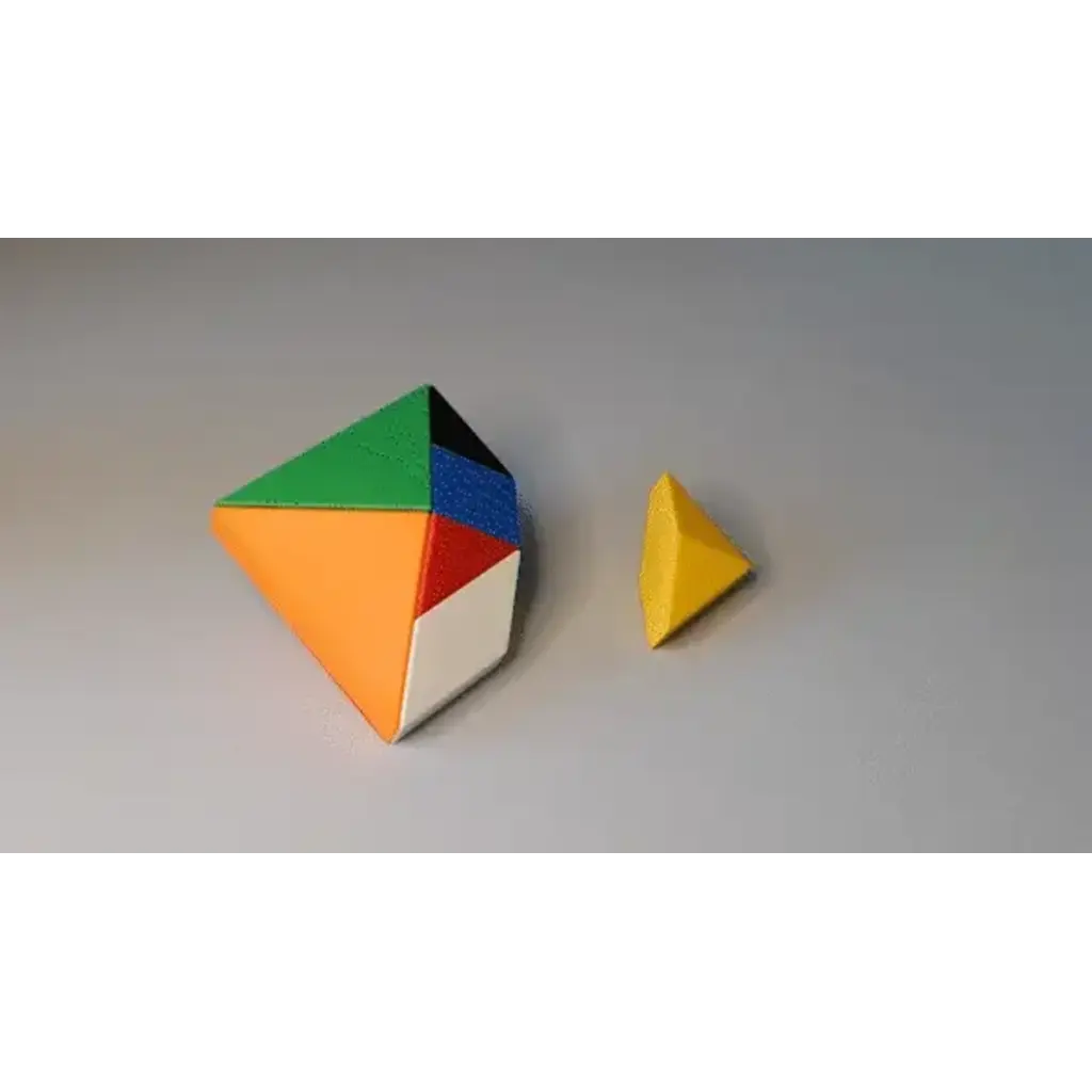 PICKAGRAM Pickagram Magnetic 3D Art Tangram Puzzle Asst