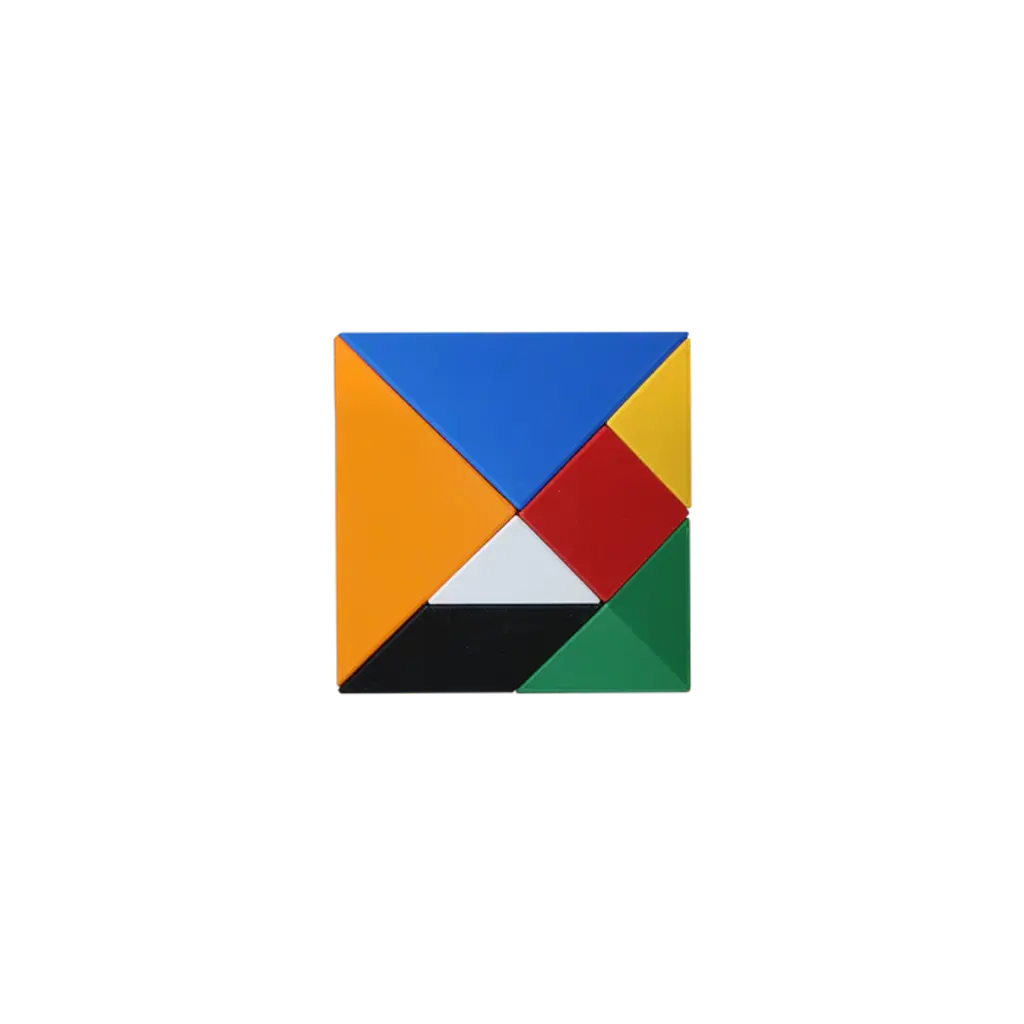 PICKAGRAM Pickagram Magnetic 3D Art Tangram Puzzle Asst