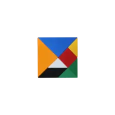 PICKAGRAM Pickagram Magnetic 3D Art Tangram Puzzle Asst