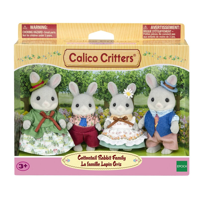 EPOCH EVERLASTING PLAY CC Cottontail Rabbit Family