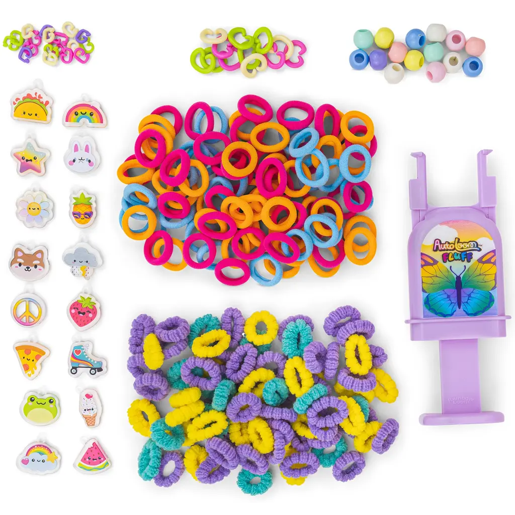 CHOONS DESIGN Rainbow Loom UpStyle Fluff Band Bracelet Kit