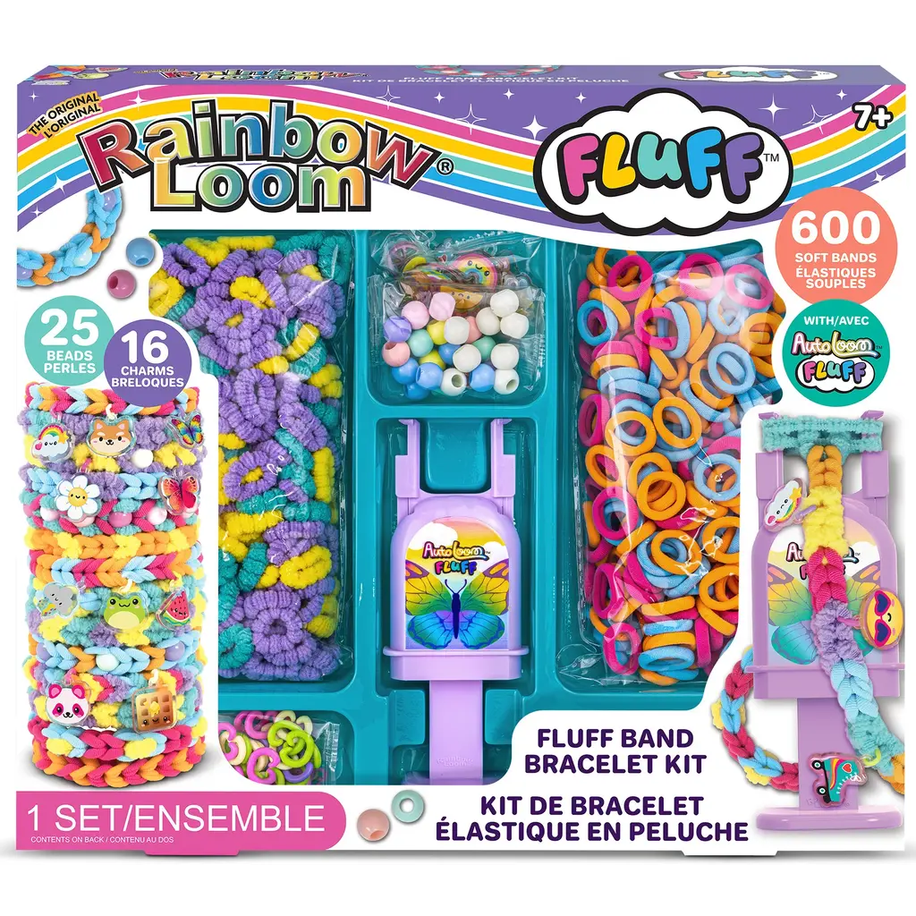 CHOONS DESIGN Rainbow Loom UpStyle Fluff Band Bracelet Kit