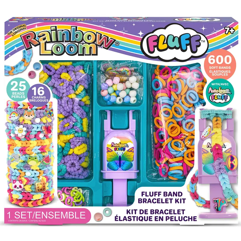 CHOONS DESIGN Rainbow Loom UpStyle Fluff Band Bracelet Kit