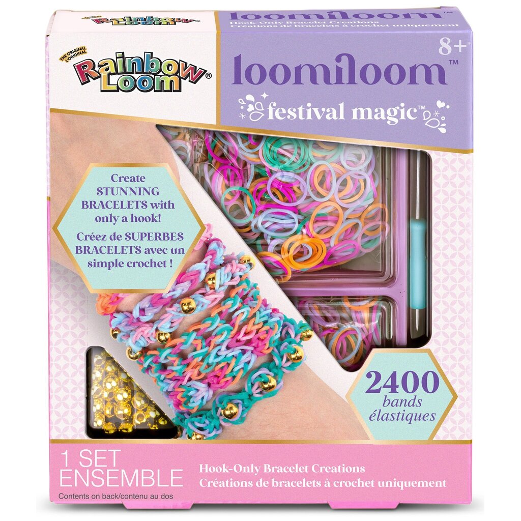 CHOONS DESIGN Rainbow Loom Loomiloom Festival Magic