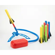 D & L Stomp Rocket Jr. Multi-Color Rocket Set