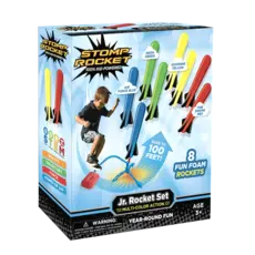 D & L Stomp Rocket Jr. Multi-Color Rocket Set
